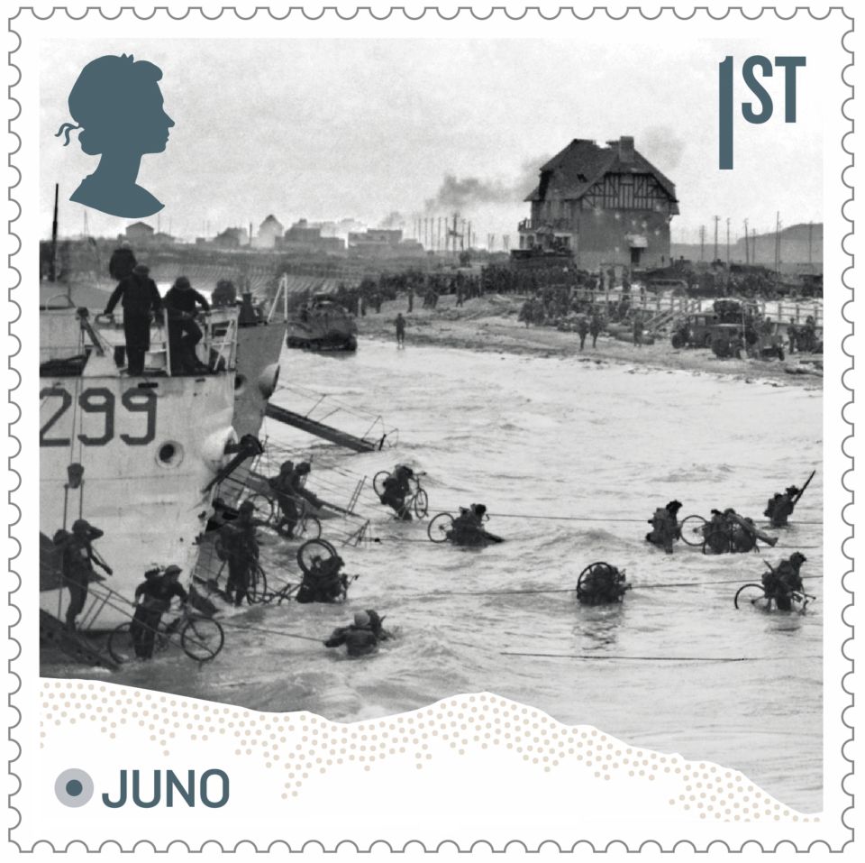  British and Canadian troops landed at Juno beach