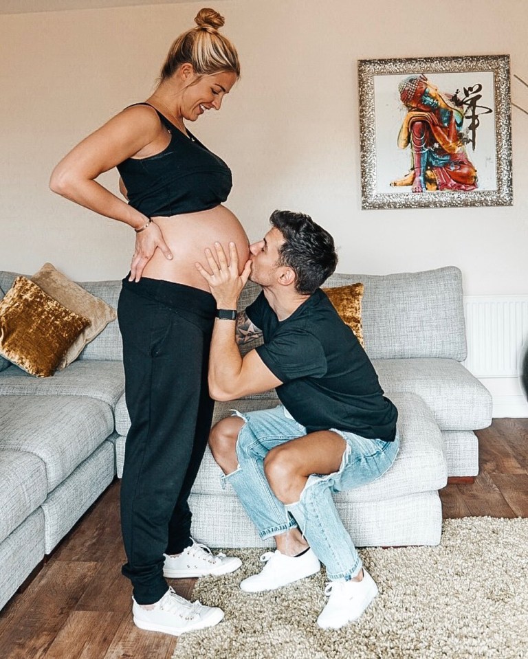 Gorka Marquez recently shared a lovely picture of him kissing Gemma Atkinson’s bump