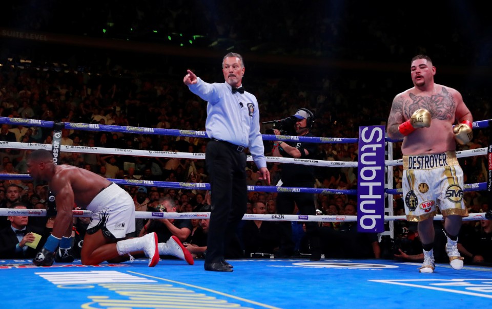  Nineteen stone Andy Ruiz, 29, dethroned unified king Joshua in New York in one of boxing's biggest ever shocks