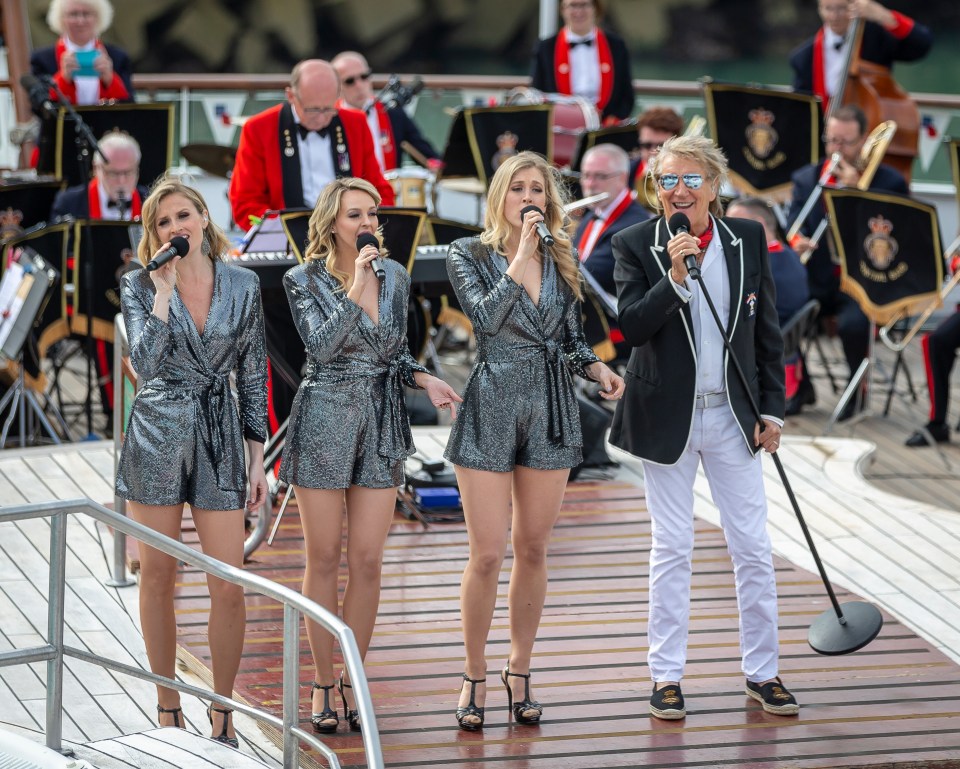  Rod Stewart sang his hit Sailing as 250 heroes set off on a remembrance trip to the Normandy beaches