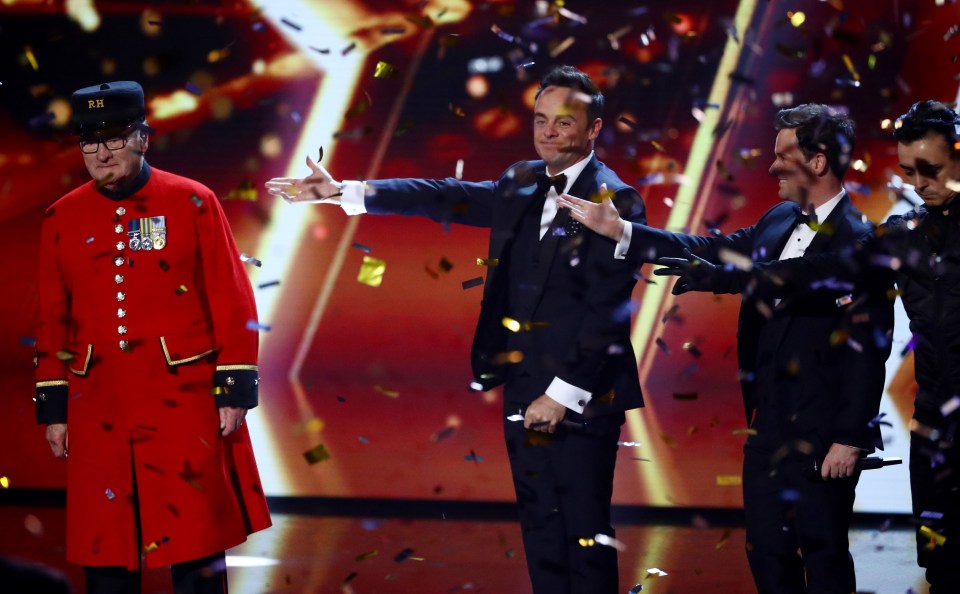  Ant and Dec congratulated former soldier Colin Thackery for winning Britain's Got Talent 2019