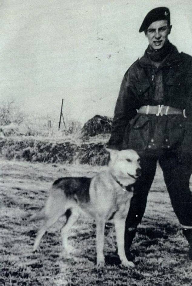  Paratrooper Emile Corteil and army dog Glen were mistaken for German by an RAF Typhoon fighter-bomber and killed