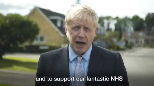  Boris Johnson today launched his first campaign video