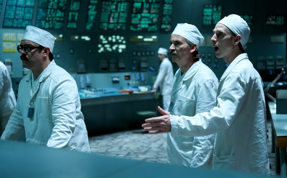  Senior engineer Leonid Toptunov (played by Robert Emms, right), who had only been in the job for four months, was given the critical task of managing the control rods inside the reactor core