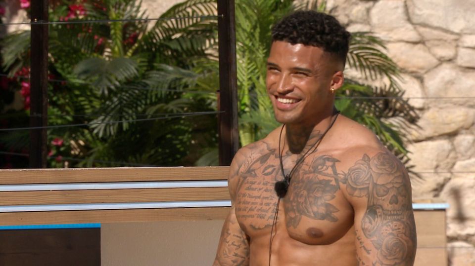  Lucie called Michael a 'little bevil' as he worked out topless