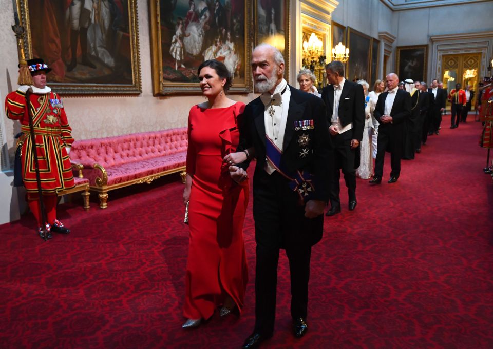  Sara Huckabee Sanders and Prince Michael of Kent