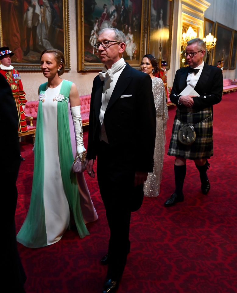  Theresa May's husband Philip entering the ballroom