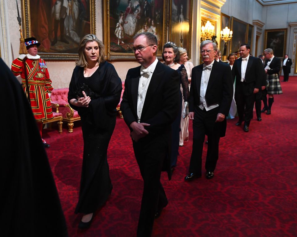  Defence Secretary Penny Mordaunt was another politician at the banquet