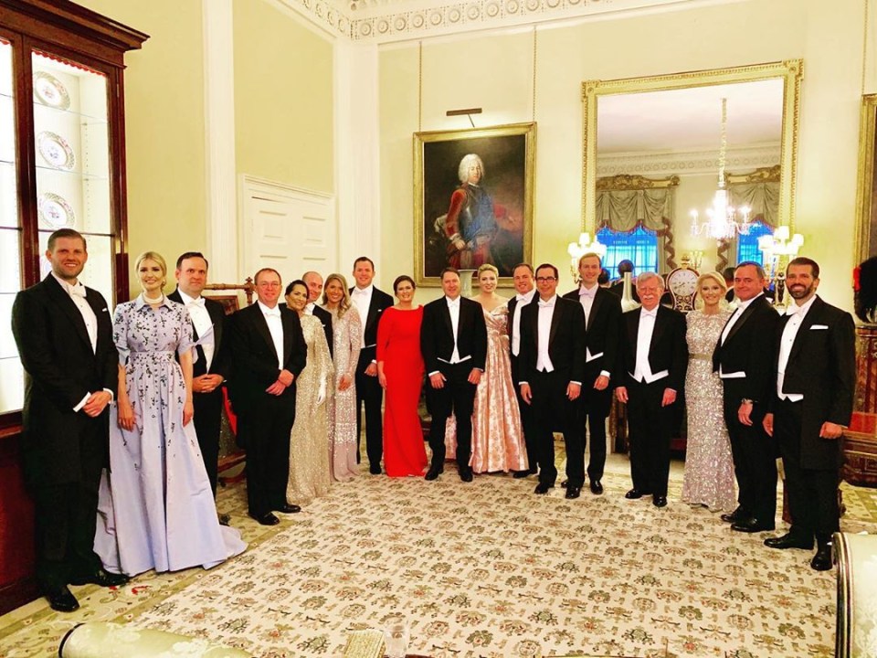  Sarah Huckabee Sanders posted a snap of the whole Trump family and clan