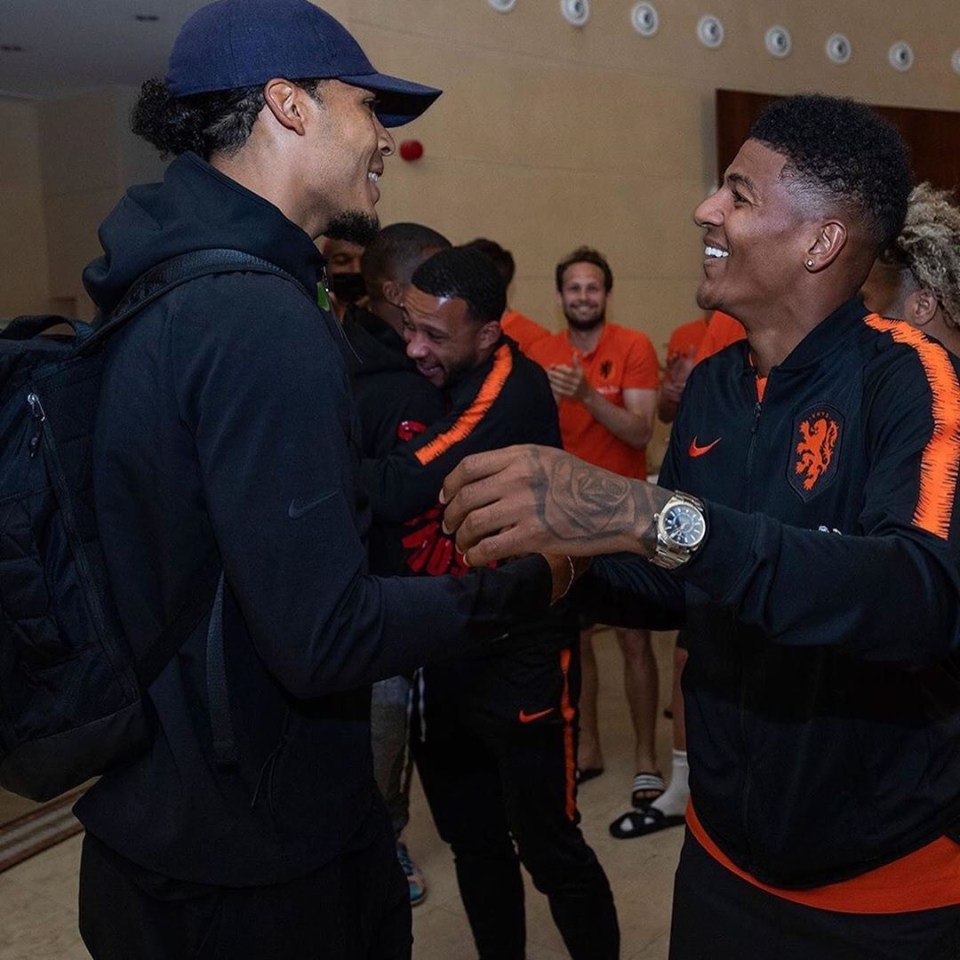  Crystal Palace's Patrick van Aanholt was among those cheering the Reds pair