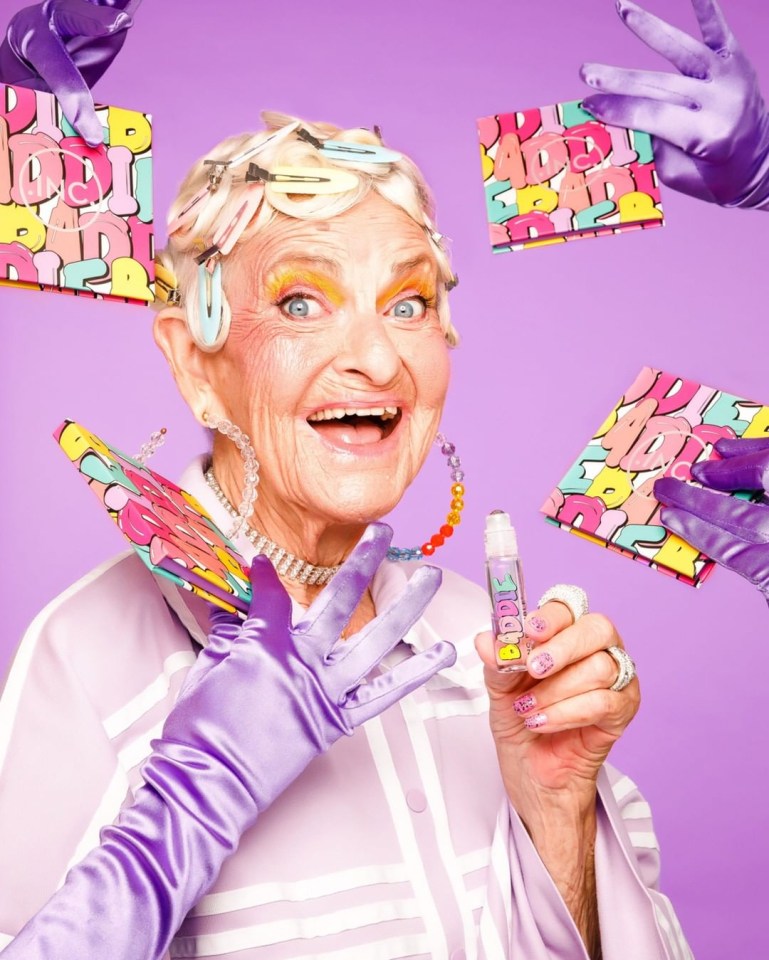  The 90-year-old influencer has more than three million followers online