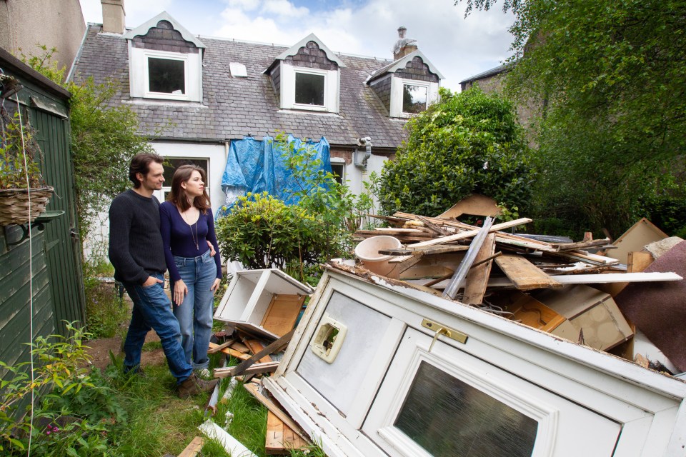  The back garden is currently seriously overgrown and is one of the last things on the list to fix