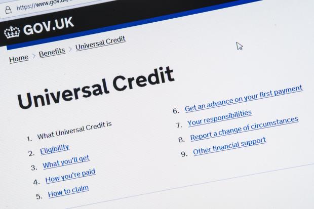 Universal Credit website