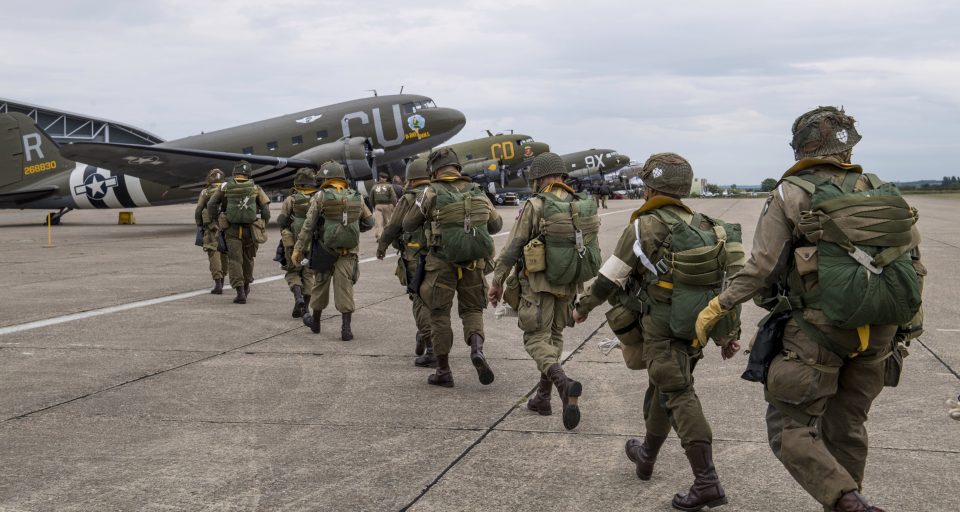  More than 30 Dakotas, the aircraft synonymous with the D-Day Landings, will fly over Duxford during the coordinated event