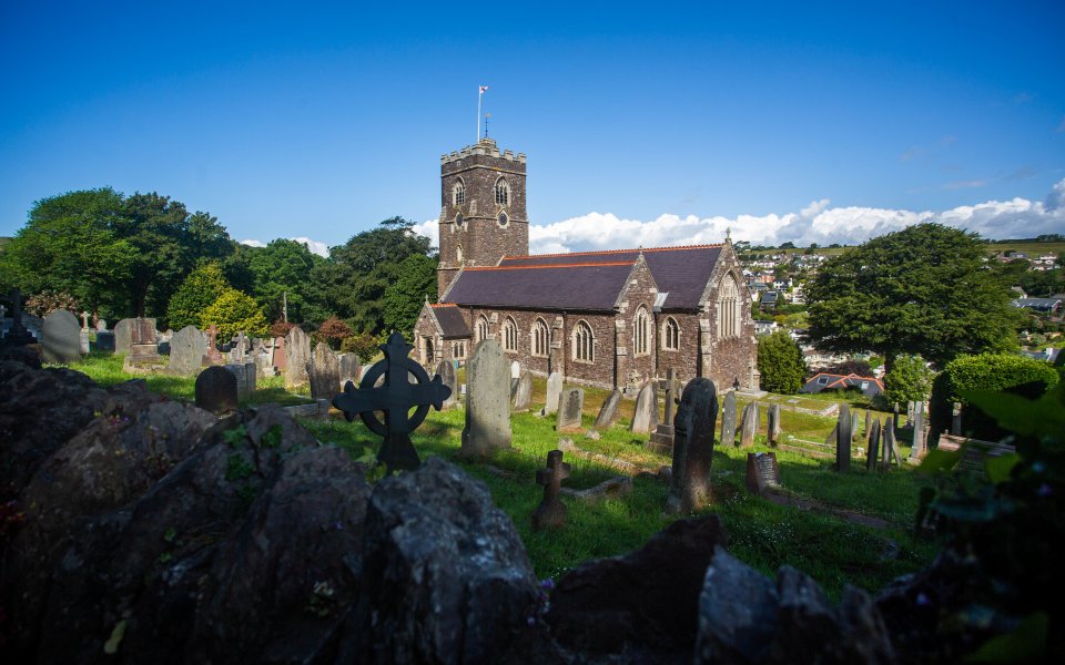  The incident happened St Peter’s Church in Noss Mayo in Devon