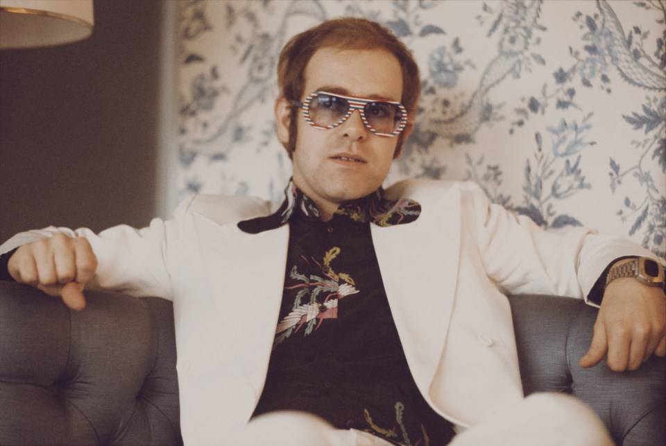 Elton's sudden success was a lot for the music star to take in