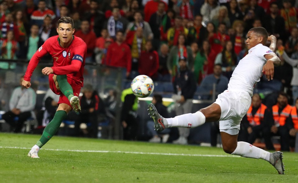 Cristiano Ronaldo rounds off his hat-trick with the goal of the night as he struck on 88 and 89 minutes