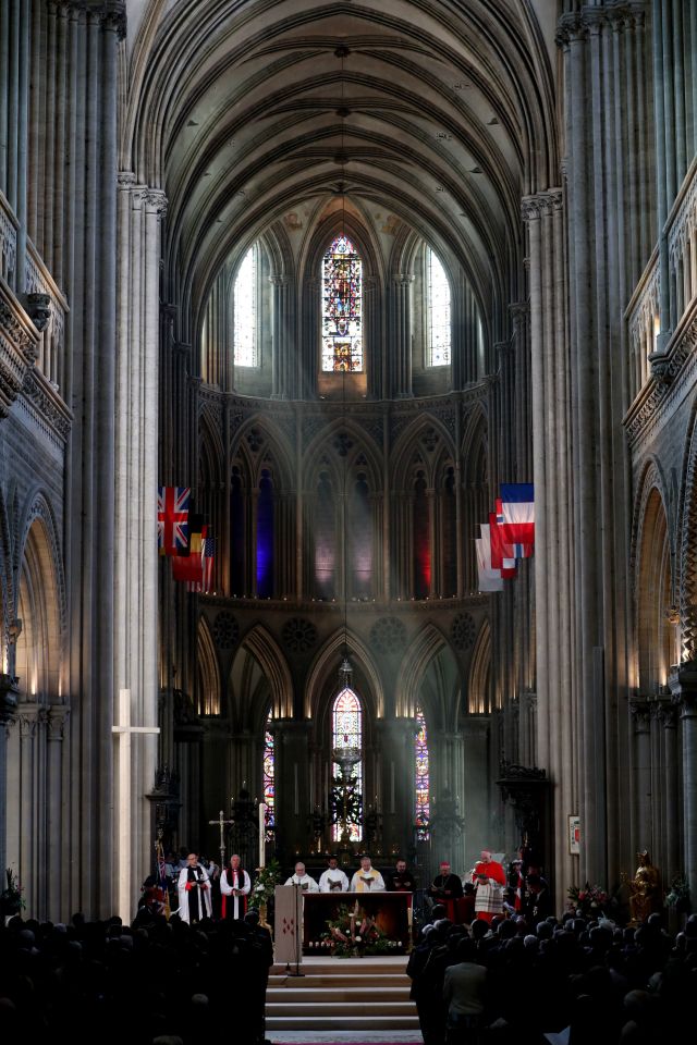  The Royal British Legion Service of Remembrance is also taking place today in the Bayeux Cathedral