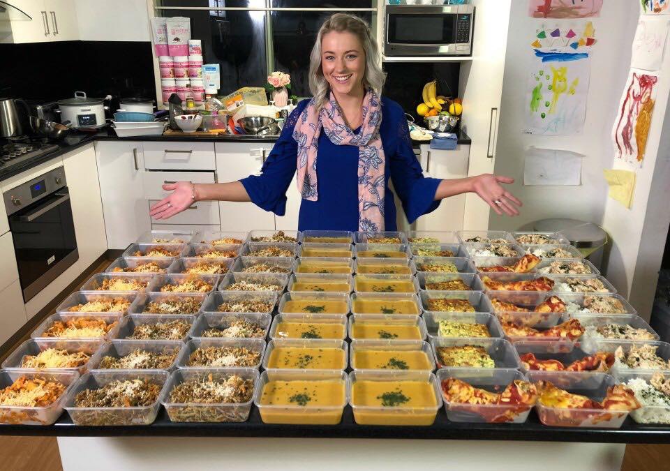  Kaitie's latest food prep stretched to 74 servings of six different meals