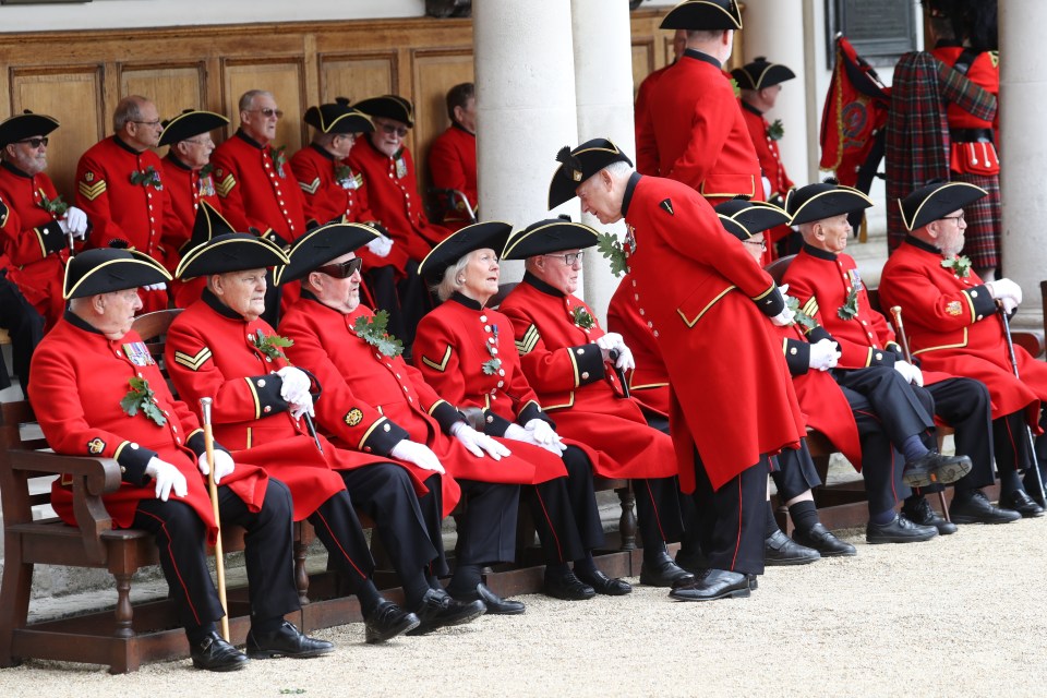 The Chelsea Pensioners annual Founder’s Day Parade at the Royal Hospital Chelsea in London, who are also commemorating D-Day