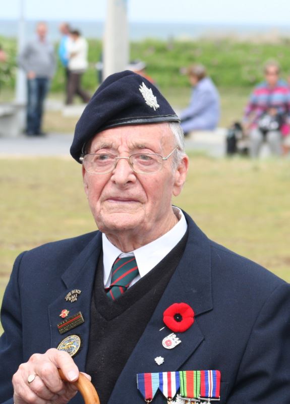 Hero WW2 poet Cyril Crain’s poem Normandy was read aloud during the service at the Bayeux Cathedral today