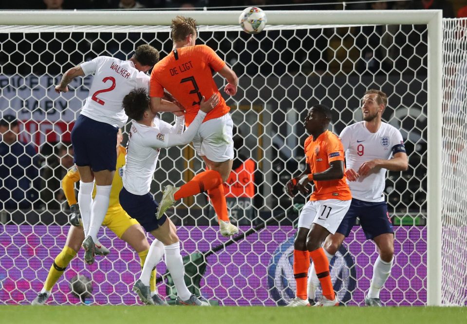  Matthijs De Ligt made amends for giving away the penalty by thundering a header home