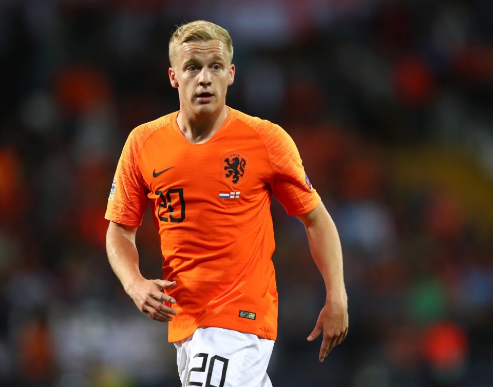  Donny van de Beek fancies joining Man Utd or Tottenham