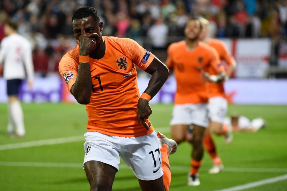  Quincy Promes was the man who bagged the third goal to kill off England