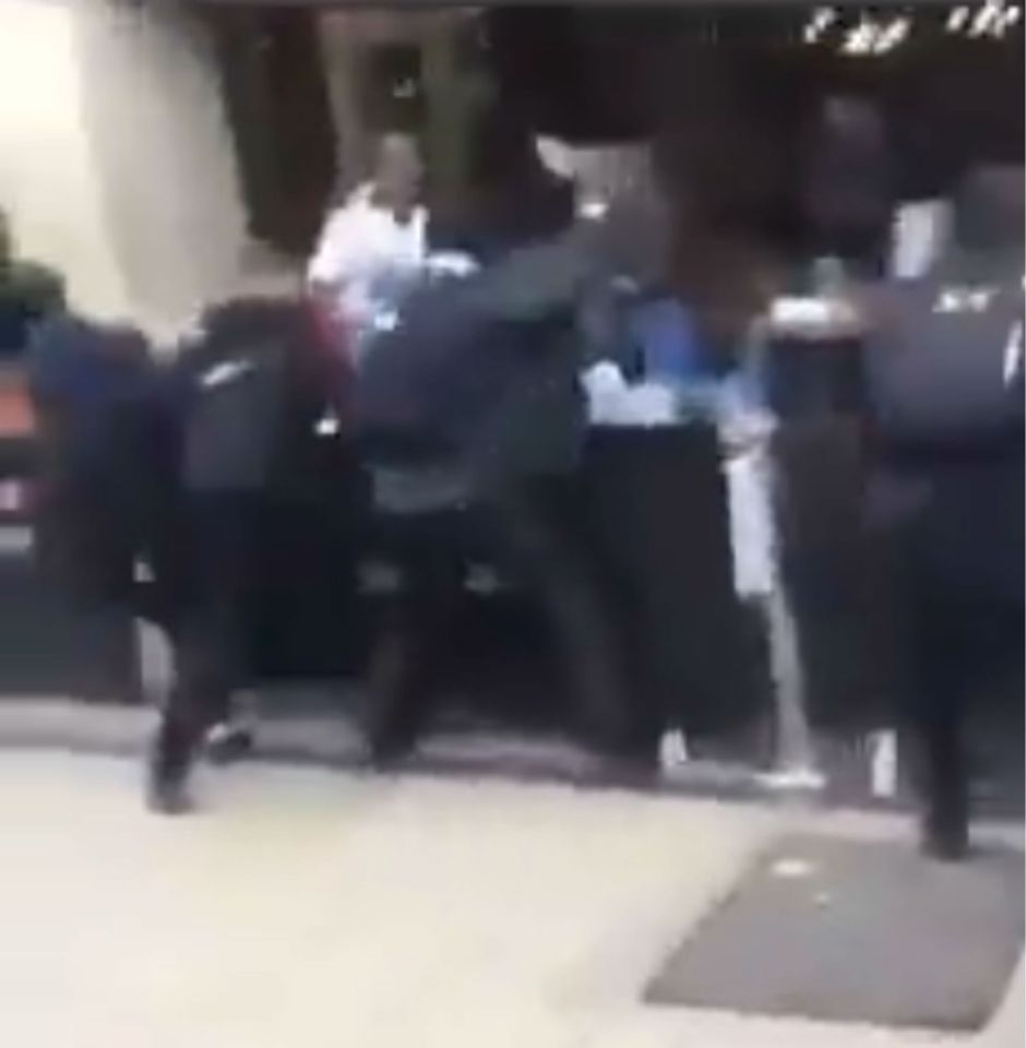  A gang of youths rounded on punters enjoying a quiet drink outside a pub in Croydon