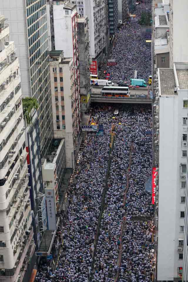  Organisers estimated that one million people had taken to the streets