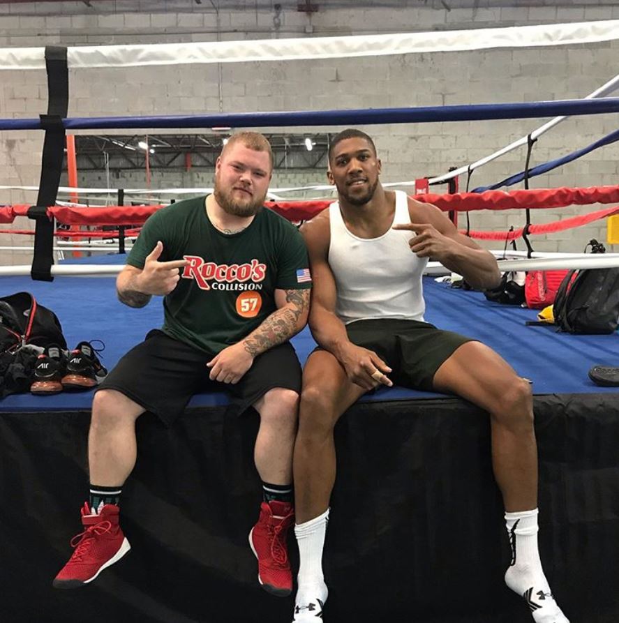  Rumours emerged Joshua was knocked out in sparring by Joey Dawejko, but Eddie Hearn insists it is not true