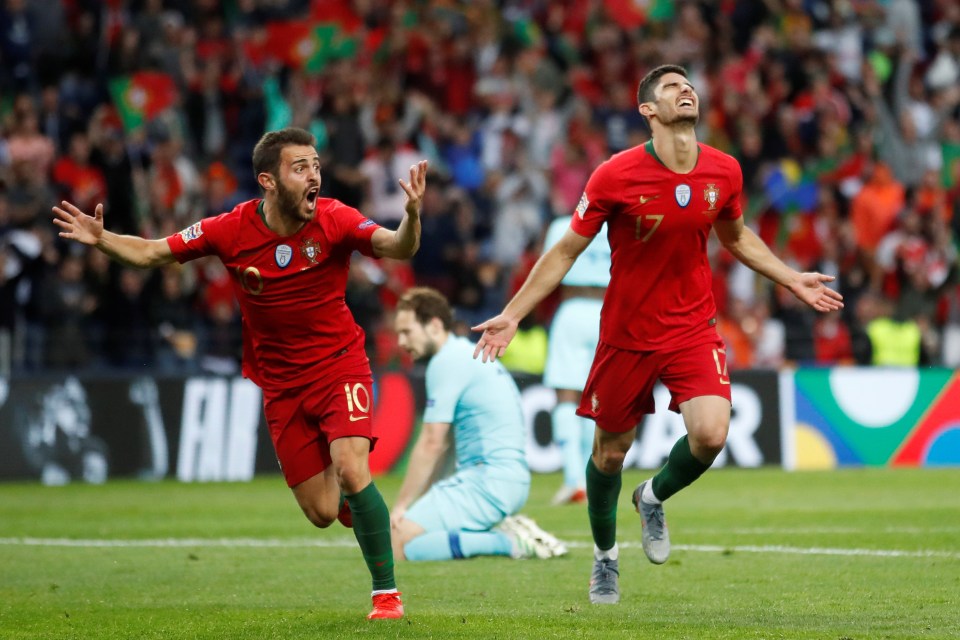  Portugal deserved their goal after a strong showing in the first half