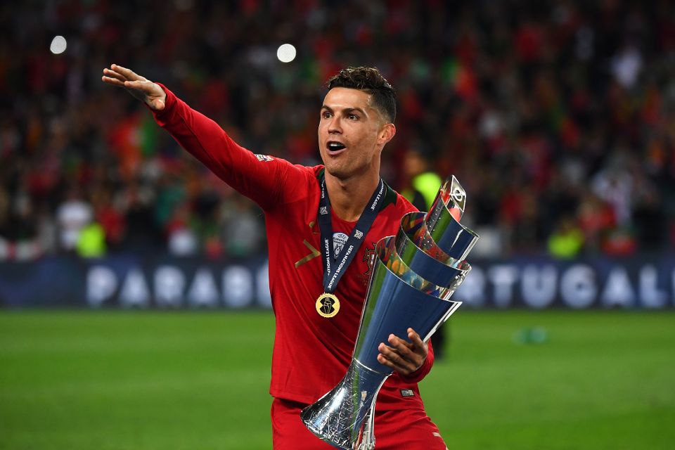  Cristiano Ronaldo was delighted as Portugal won the inaugural competition on home soil