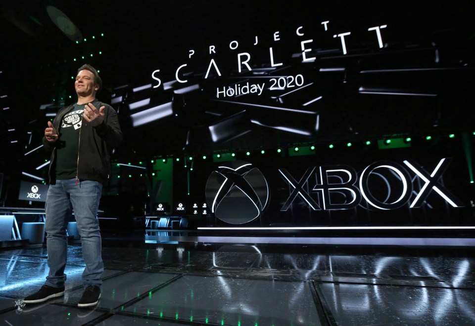  Xbox chief Phil Spencer on-stage revealing the first public details about the next Xbox console