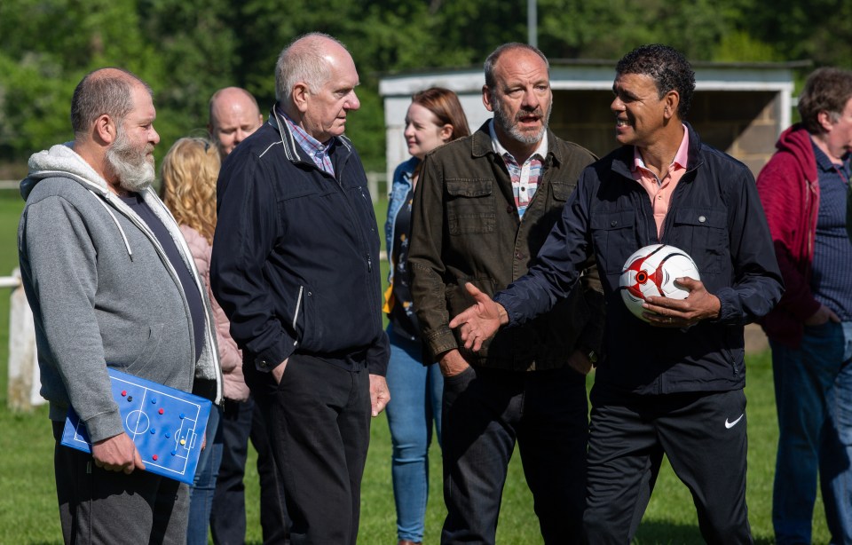  He will ruffle feathers in the village when he coaches a rival football side