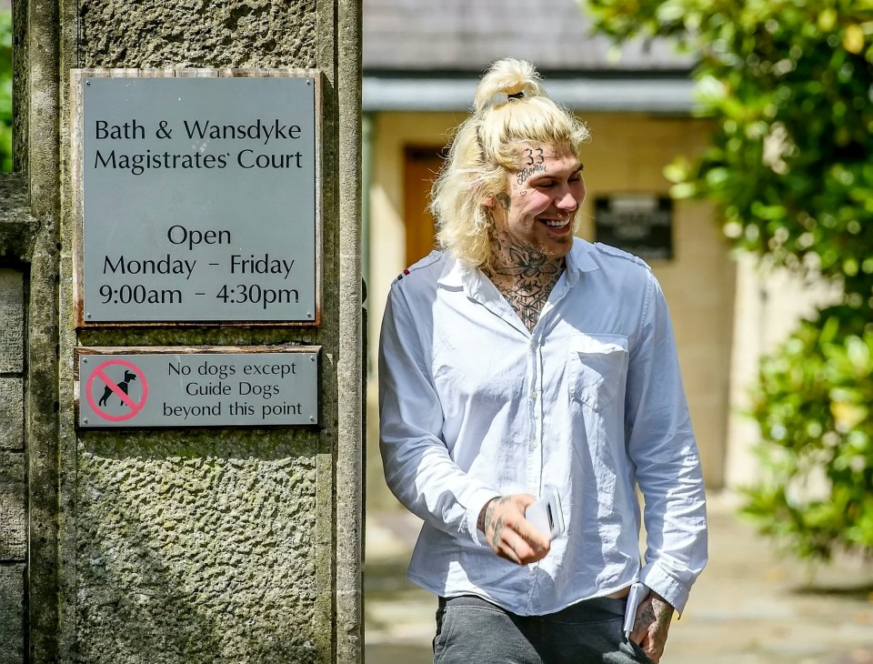  Marco Pierre White Jr appeared at Bath Magistrates Court