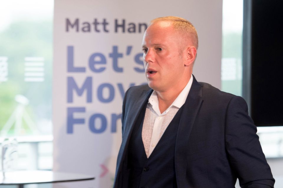  Judge Rinder was there to support at Matt Hancock's campaign launch