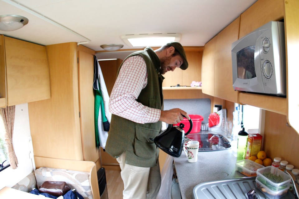  Fury prepared for the Klitschko fight in 2015 while living in a caravan