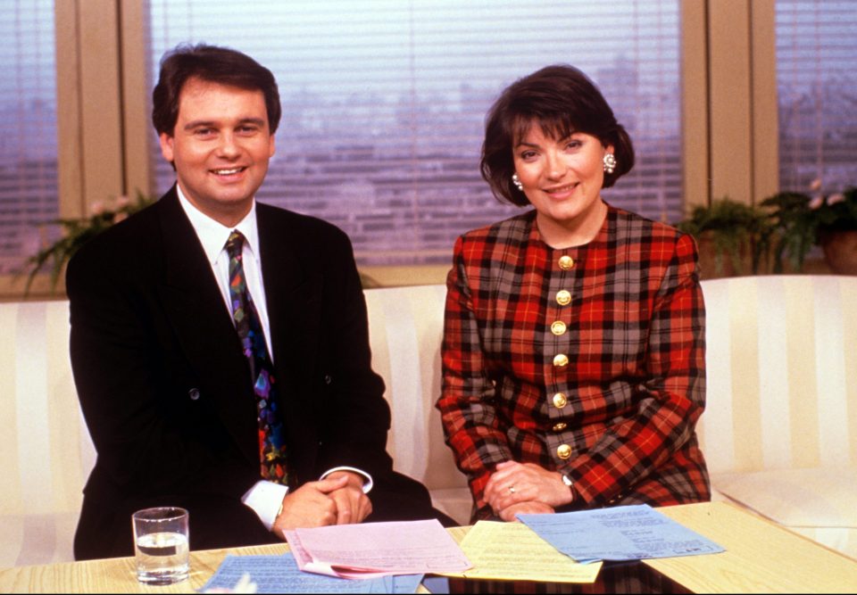 Lorraine denied fighting with the MP over Eamonn Holmes