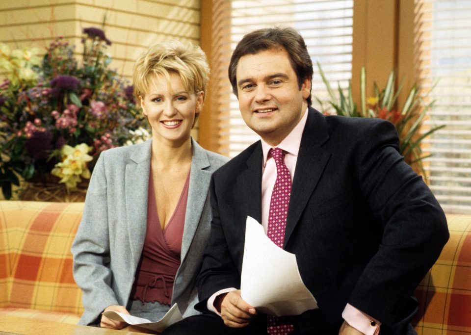 Esther McVey presented GMTV with Eamonn in the late '90s