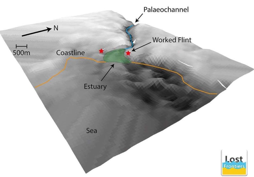  This is a mocked up image of the layout of Britain's "Atlantis"