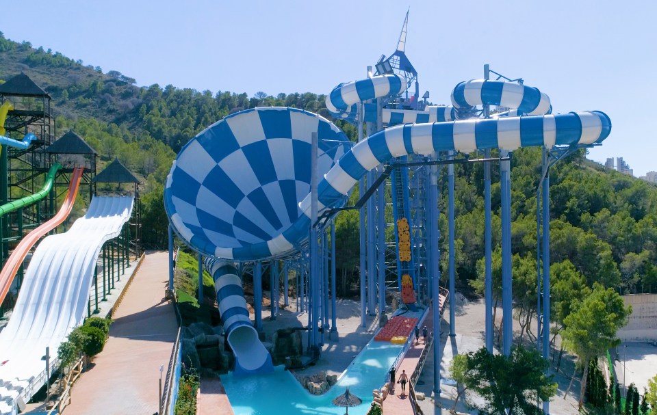  Aqualandia is home to the world's largest water slide, Cyclon