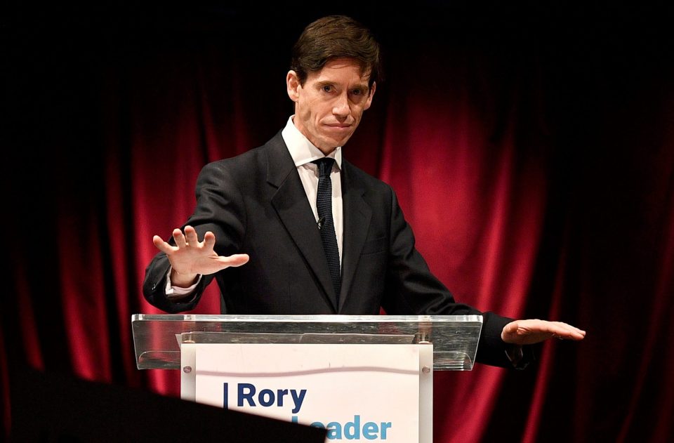  Tory leadership contender Rory Stewart launched his campaign in a circus tent