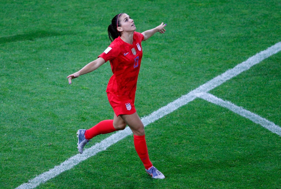  Star striker Alex Morgan, who scored FIVE, said 'every goal matters'