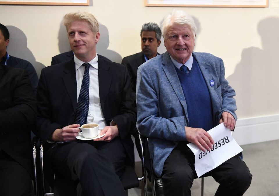  Former Foreign Secretary Boris unveiled his bid for Downing Street in front of massed ranks of Tory MPs, his father Stanley and brother Jo