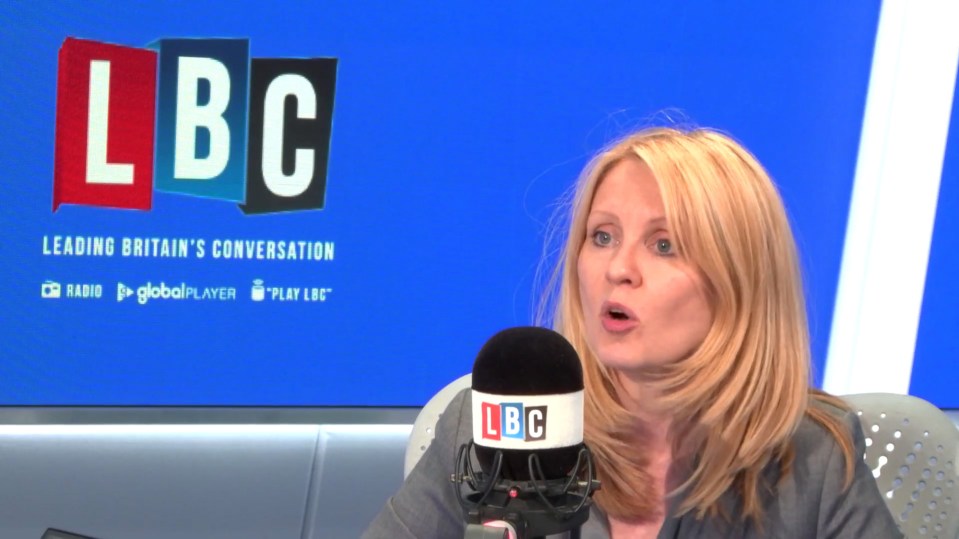  PM hopeful Esther McVey, 51, suggested ITV star Lorraine Kelly, 59, is jealous of her political career during an LBC interview