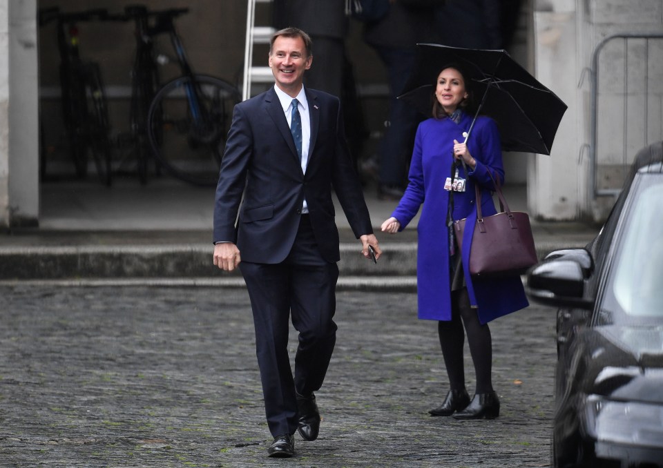 Jeremy Hunt came second in the first round of the leadership election