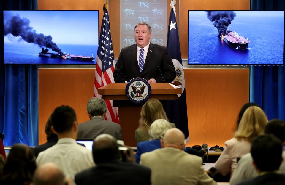  US Secretary of State Mike Pompeo blamed Iran for the blatant attacks