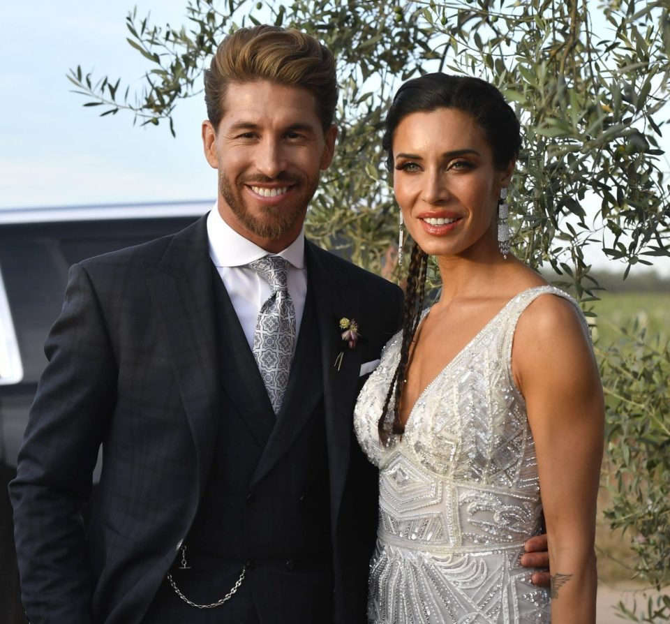  Ramos and Rubio looked spectacular on the day they exchanged vows