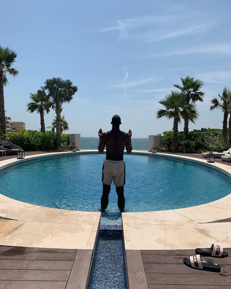  Pogba's latest holiday this summer was in a luxury spot in Dubai